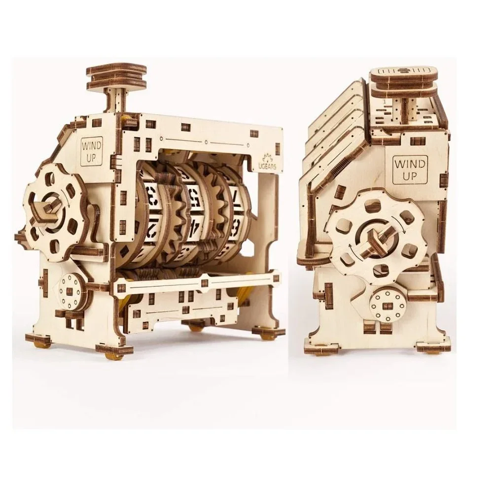 UGEARS STEM Lab 3D Puzzle Wood Model Kit Counter Wooden DIY Craft EASTER BASKET